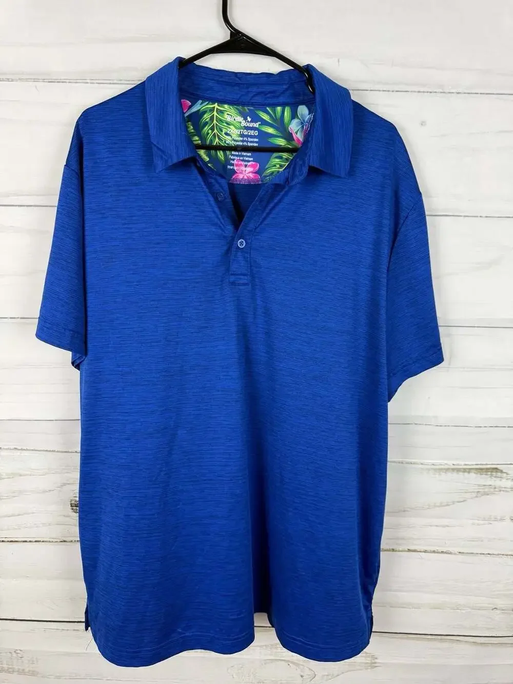 Birdie Bound Performance Polo Shirt Blue 2XL